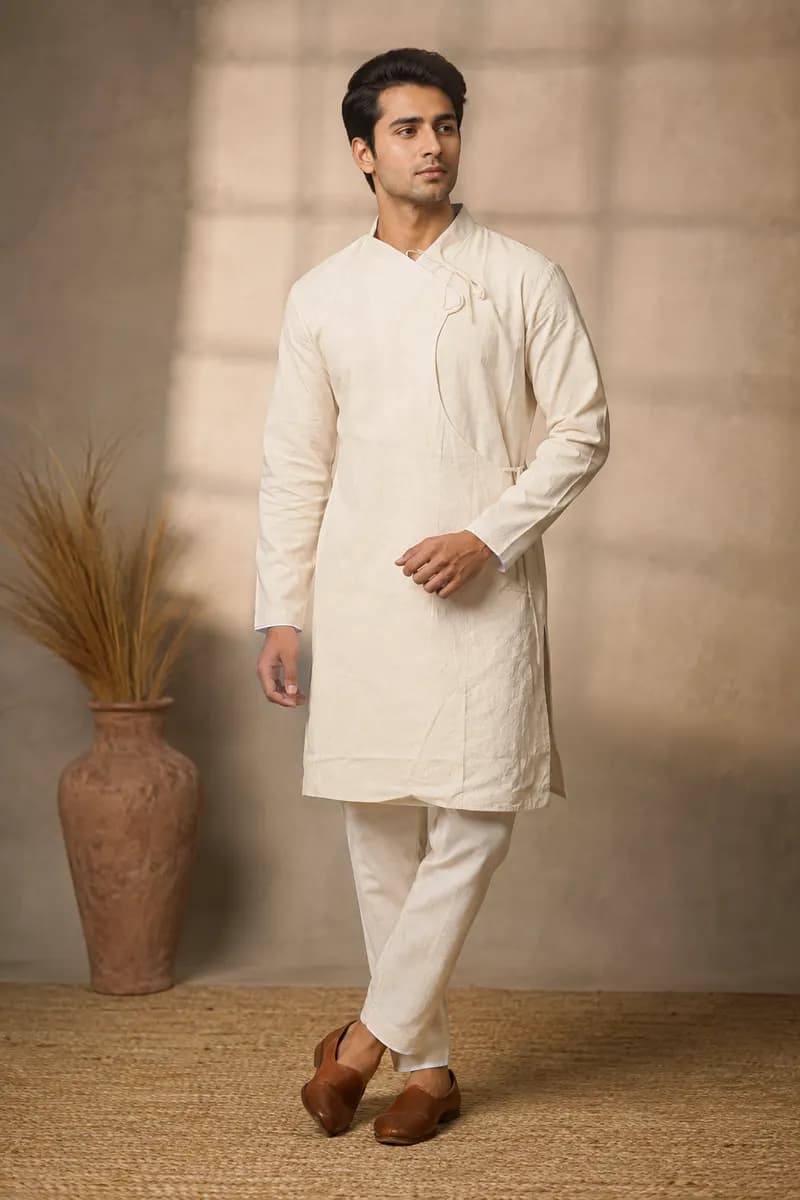 Ivory Daura Kurta